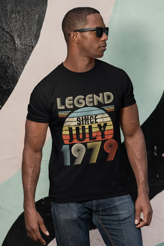 ULTRABASIC Herren T-Shirt Legend Since July 1979 Sunset – 42. Geburtstagsgeschenk T-Shirt
