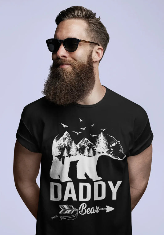 T-Shirt homme ULTRABASIC papa ours-montagne T-Shirt drôle à manches courtes