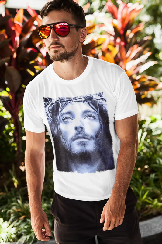 Jésus Christ T-shirt bleu célébrité Photo 7015060