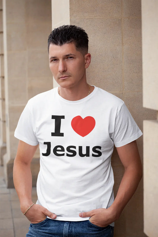 I love Jesus Men Men's T-shirt ONE IN THE CITY