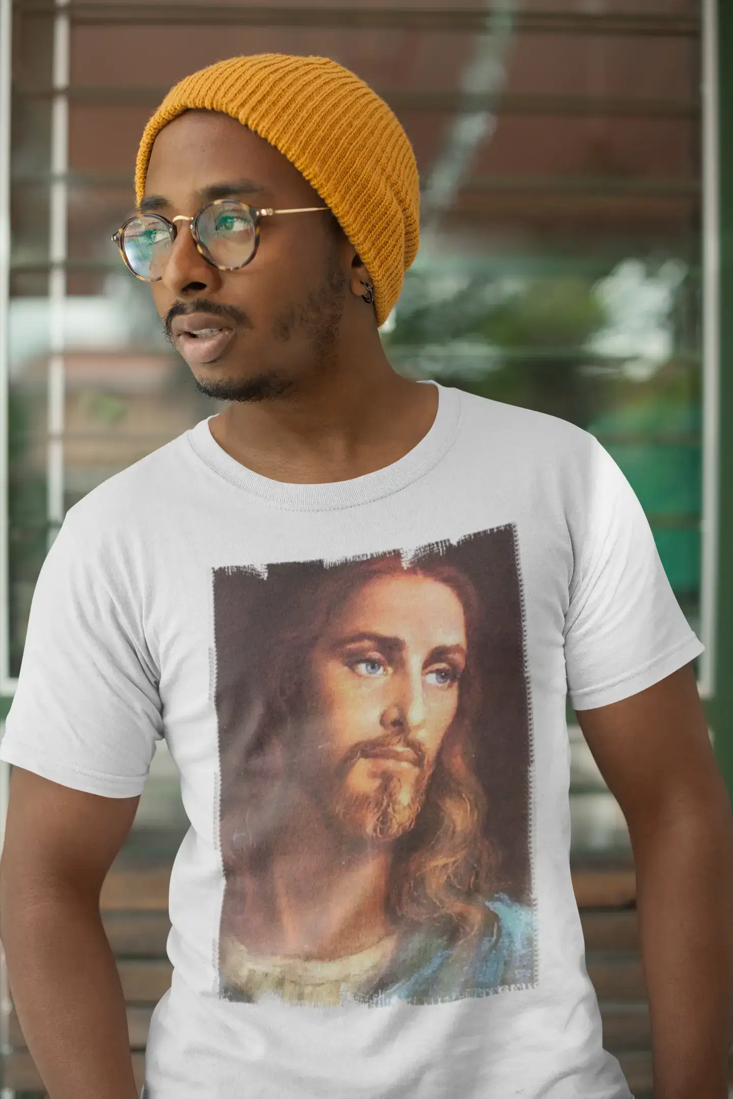 Jesus Christ Handsome H Men's T-shirt ONE IN THE CITY