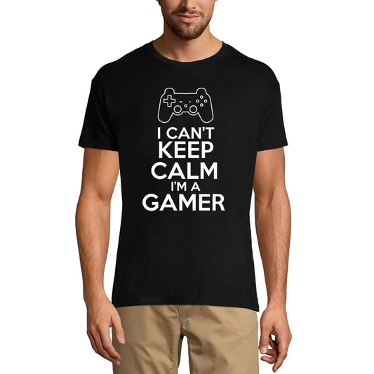 Men's Graphic T-Shirt I Can't Keep Calm I'm A Gamer - Good Gaming Limited Edition Short Sleeve Tee-Shirt Vintage Birthday Gift Novelty