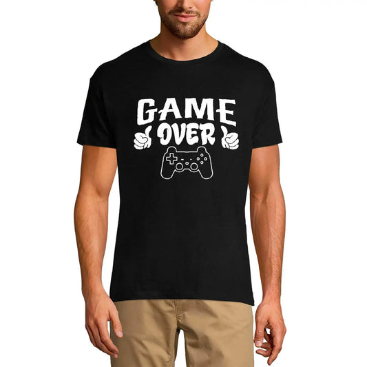 Men's Graphic T-Shirt Humor Game Over - End Game - Gamer Things - Casual Apparel Limited Edition Short Sleeve Tee-Shirt Vintage Birthday Gift Novelty