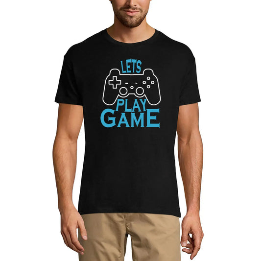 Men's Graphic T-Shirt Let's Play Game - Gaming Apparel Limited Edition Short Sleeve Tee-Shirt Vintage Birthday Gift Novelty