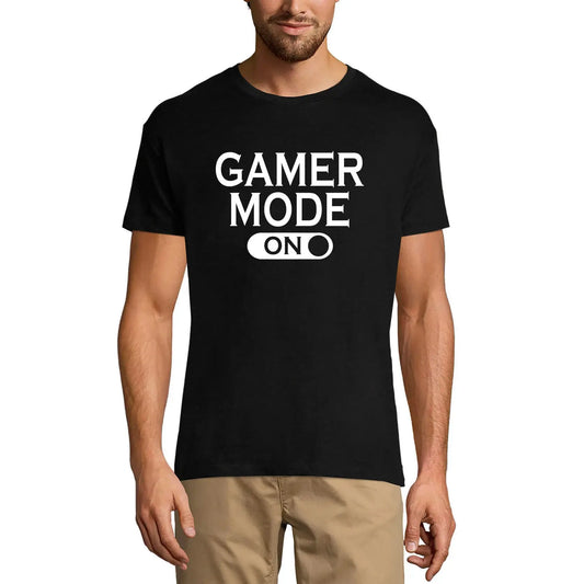 Men's Graphic T-Shirt Gaming Gamer Mode On Limited Edition Short Sleeve Tee-Shirt Vintage Birthday Gift Novelty