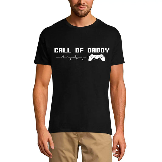 Men's Graphic T-Shirt Call Of Daddy Heartbeat - Father's Day Limited Edition Short Sleeve Tee-Shirt Vintage Birthday Gift Novelty