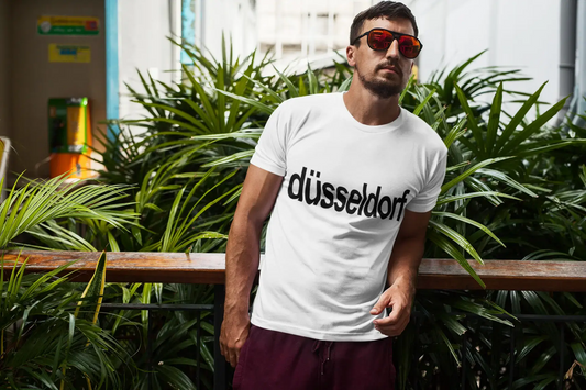 Düsseldorf Men's Short Sleeve Round Neck T-shirt 00047