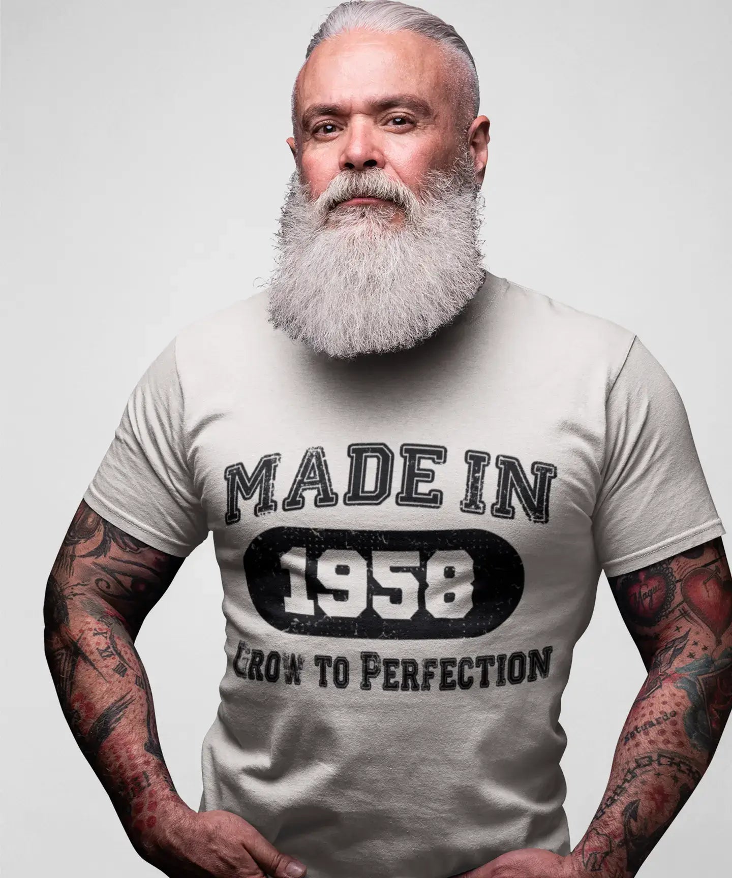 Cadeau d'anniversaire fait 1958 T-shirt, T-shirt cadeau, tee-shirt pour hommes