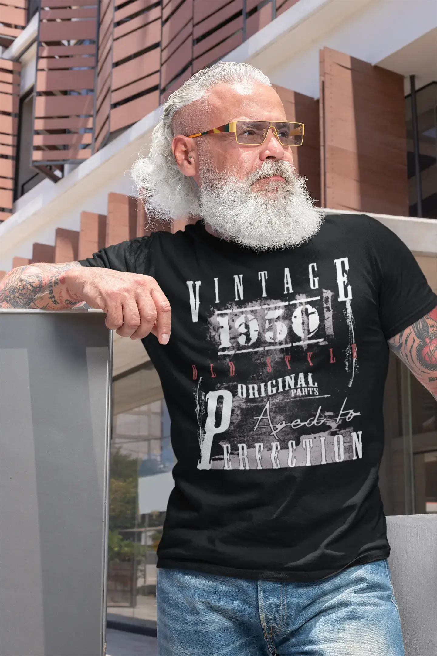 1950,cadeaux,anniversaire,Manches courtes - Homme T-shirt