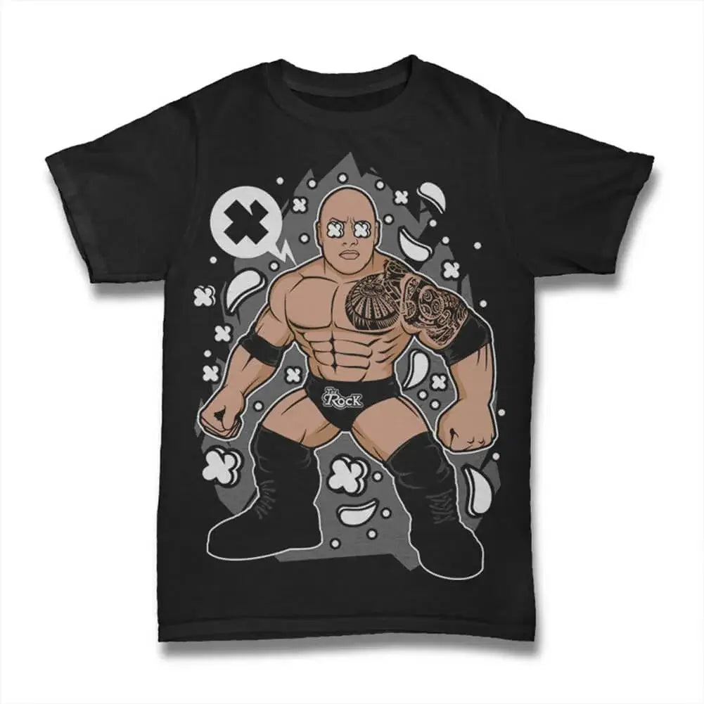 Men's Graphic T-Shirt American Actor - Us Novelty Shirt For Men - The Rock - Freedom Limited Edition Short Sleeve Tee-Shirt Vintage Birthday Gift Novelty