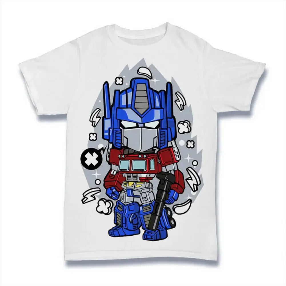 Men's Graphic T-Shirt American Movie Shirt - Robot Superhero - Fictional Character Limited Edition Short Sleeve Tee-Shirt Vintage Birthday Gift Novelty