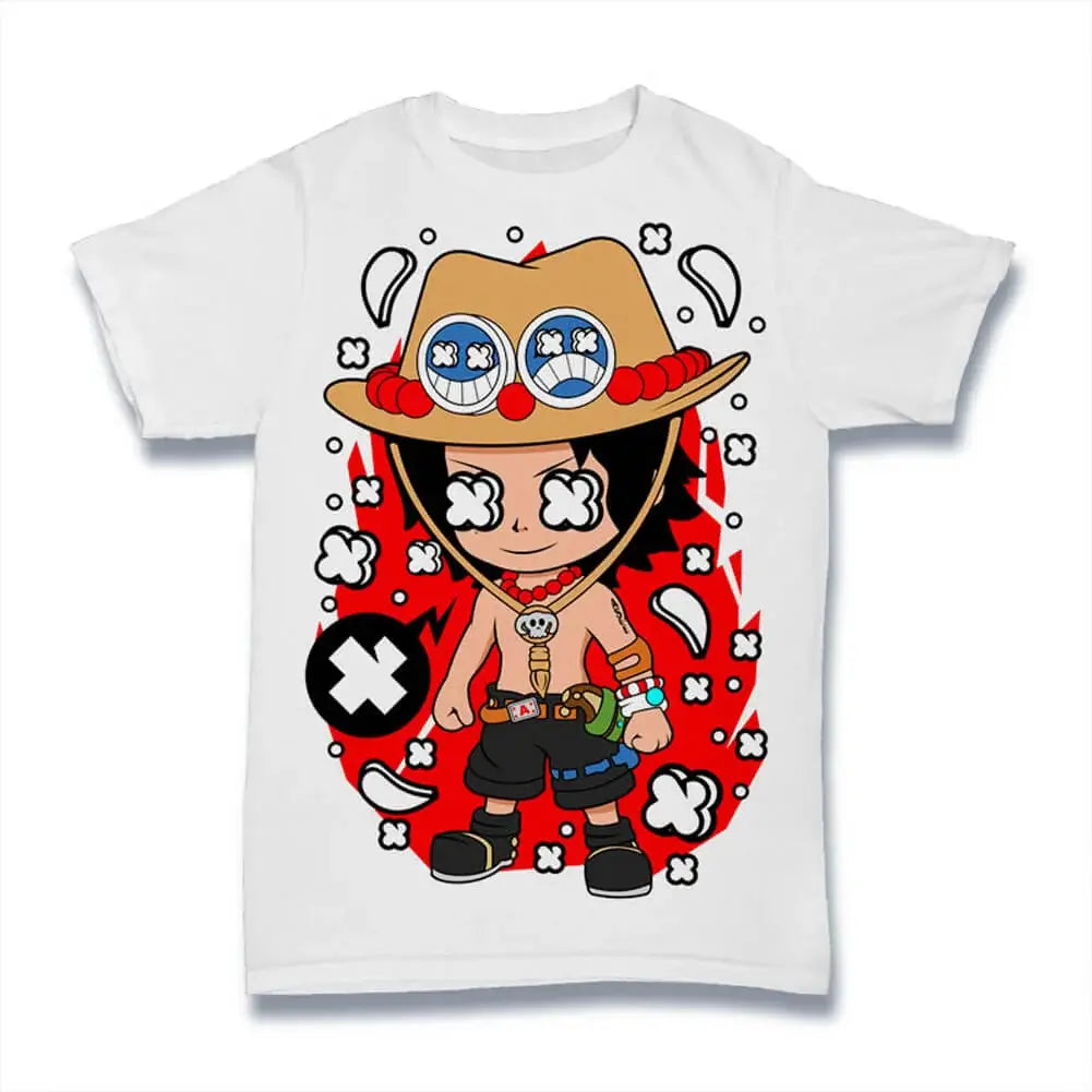 Men's Graphic T-Shirt Anime Pirate - Cartoon Funny - Pirate Limited Edition Short Sleeve Tee-Shirt Vintage Birthday Gift Novelty
