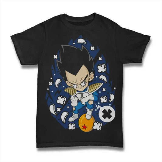 Men's Graphic T-Shirt Japanese Cartoon Prince - Fighter - Fictional Character Limited Edition Short Sleeve Tee-Shirt Vintage Birthday Gift Novelty
