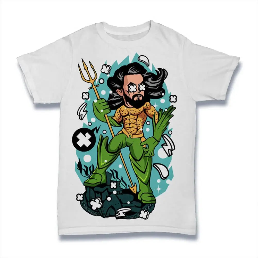 Men's Graphic T-Shirt Leader Of The Underwater Kingdom - Superhero - Movie Limited Edition Short Sleeve Tee-Shirt Vintage Birthday Gift Novelty