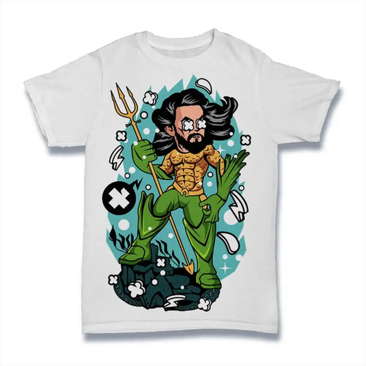 Men's Graphic T-Shirt Leader Of The Underwater Kingdom - Superhero - Movie Limited Edition Short Sleeve Tee-Shirt Vintage Birthday Gift Novelty