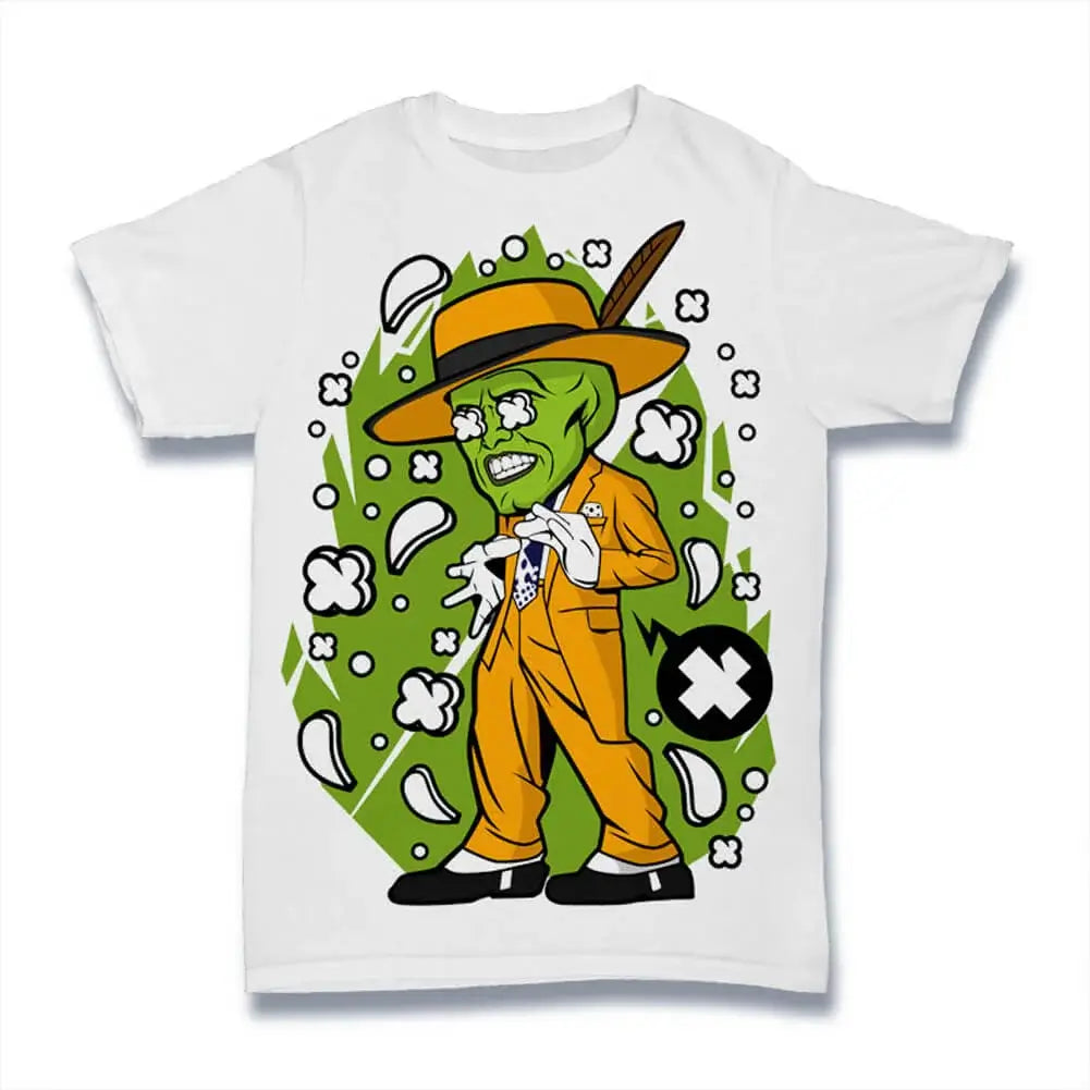 Men's Graphic T-Shirt Maniacal Green-Skinned Superhero - American Comedy Movie - Halloween Limited Edition Short Sleeve Tee-Shirt Vintage Birthday Gift Novelty
