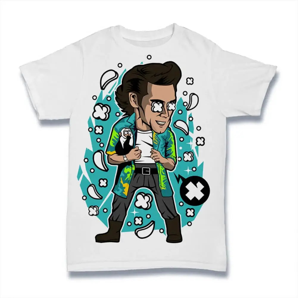 Men's Graphic T-Shirt Pet Detective - Comedy Movie - American Classics Limited Edition Short Sleeve Tee-Shirt Vintage Birthday Gift Novelty