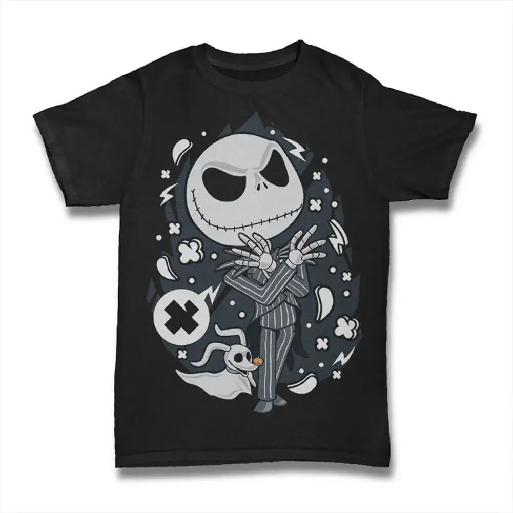 Men's Graphic T-Shirt Pumpkin King Of Halloween Town - Movie Character - Anime Limited Edition Short Sleeve Tee-Shirt Vintage Birthday Gift Novelty