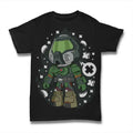 Men's Graphic T-Shirt Space Slayer - Green Fictional Character Shirt - Video Game - First Shooter Limited Edition Short Sleeve Tee-Shirt Vintage Birthday Gift Novelty