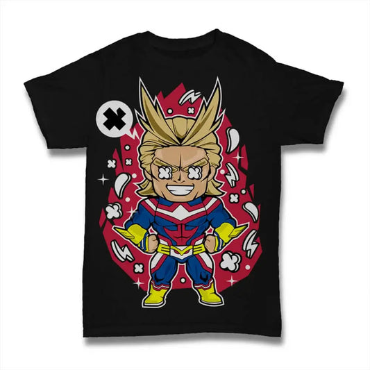 Men's Graphic T-Shirt Symbol Of Peace - Superhero - Cartoon - Manga Serie Limited Edition Short Sleeve Tee-Shirt Vintage Birthday Gift Novelty