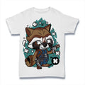 Men's Graphic T-Shirt Talking Raccoon - Superhero Shirt - Cartoon Limited Edition Short Sleeve Tee-Shirt Vintage Birthday Gift Novelty