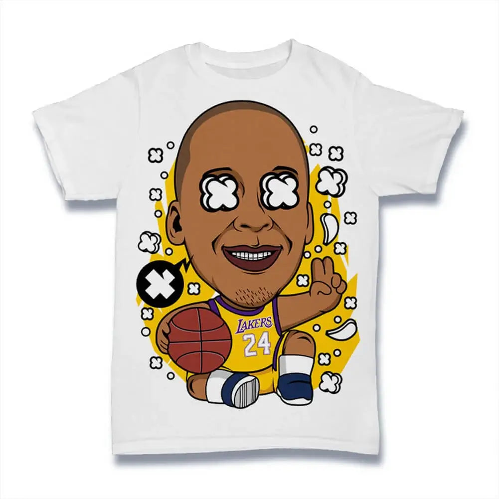 Men's Graphic T-Shirt American Basketball Player - In Memory 24 Limited Edition Short Sleeve Tee-Shirt Vintage Birthday Gift Novelty