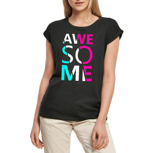 Women's Graphic T-Shirt Awesomeprinted Ladies Limited Edition Short Sleeve Tee-Shirt Vintage Birthday Gift Novelty