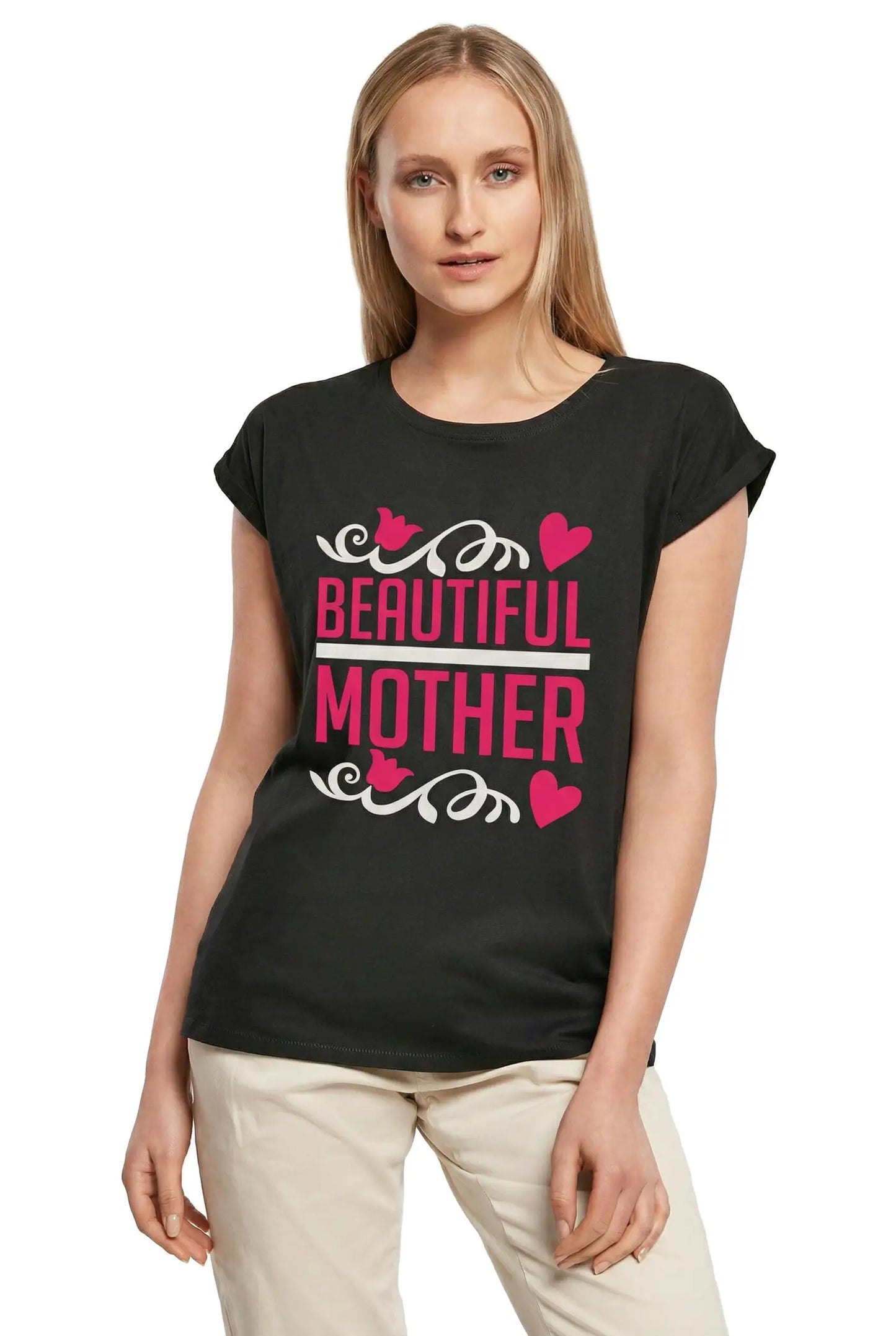 Women's Graphic T-Shirt Beautiful Mother Ladies Limited Edition Short Sleeve Tee-Shirt Vintage Birthday Gift Novelty