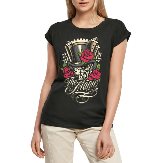 Women's Graphic T-Shirt The Magic Ladies Limited Edition Short Sleeve Tee-Shirt Vintage Birthday Gift Novelty