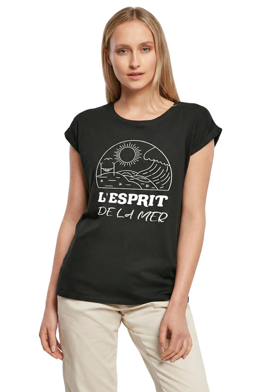 Women's Graphic T-Shirt Spirit Of The Sea - Summer Fun Ladies Limited Edition Short Sleeve Tee-Shirt Vintage Birthday Gift Novelty