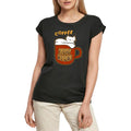 Women's Graphic T-Shirt Coffee Right Meow Cat Ladies Limited Edition Short Sleeve Tee-Shirt Vintage Birthday Gift Novelty