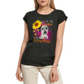 Women's Graphic T-Shirt You're My Sunshine - Cute Dalmatian Dog Paw Funny Ladies Limited Edition Short Sleeve Tee-Shirt Vintage Birthday Gift Novelty