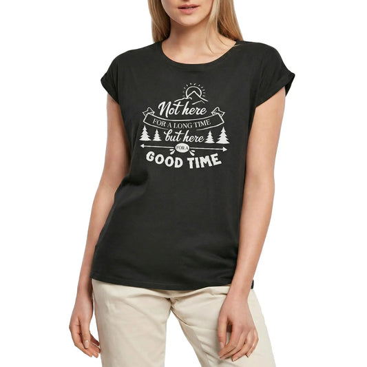 Women's Graphic T-Shirt Designs3 Good Time Ladies Limited Edition Short Sleeve Tee-Shirt Vintage Birthday Gift Novelty