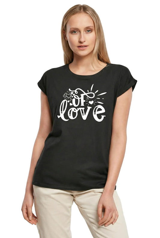 Women's Graphic T-Shirt Of Love Ladies Limited Edition Short Sleeve Tee-Shirt Vintage Birthday Gift Novelty