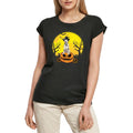 Women's Graphic T-Shirt Dalmatian Halloween Pumpkin Ladies Limited Edition Short Sleeve Tee-Shirt Vintage Birthday Gift Novelty