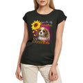 Women's Graphic T-Shirt My Only Sunshine - Cavalier King Charles Spaniel Ladies Limited Edition Short Sleeve Tee-Shirt Vintage Birthday Gift Novelty