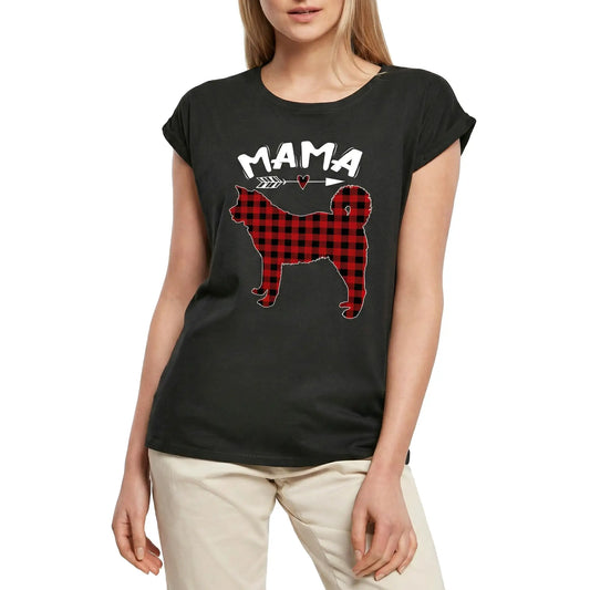 Women's Graphic T-Shirt Dog Mama - Mom Dog - Lover Ladies Limited Edition Short Sleeve Tee-Shirt Vintage Birthday Gift Novelty