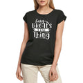 Women's Graphic T-Shirt Lazy Like It's A Bad Thing Ladies Limited Edition Short Sleeve Tee-Shirt Vintage Birthday Gift Novelty