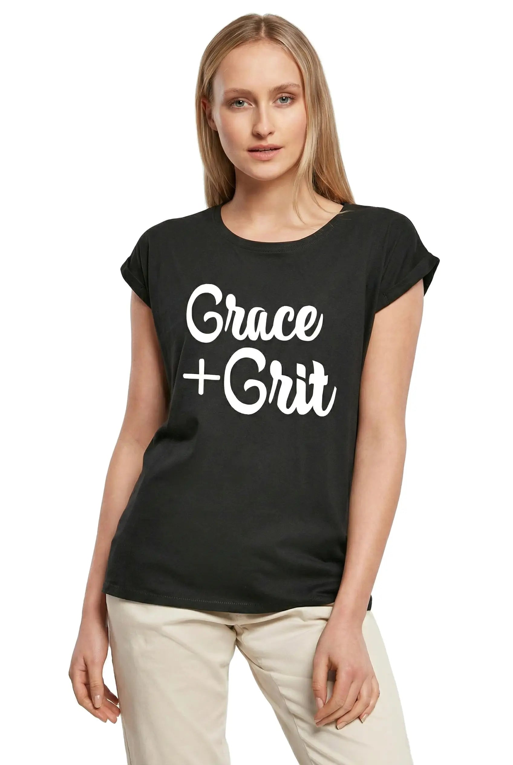 Women's Graphic T-Shirt Grace Grit Ladies Limited Edition Short Sleeve Tee-Shirt Vintage Birthday Gift Novelty