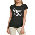 Women's Graphic T-Shirt Grace Grit Ladies Limited Edition Short Sleeve Tee-Shirt Vintage Birthday Gift Novelty