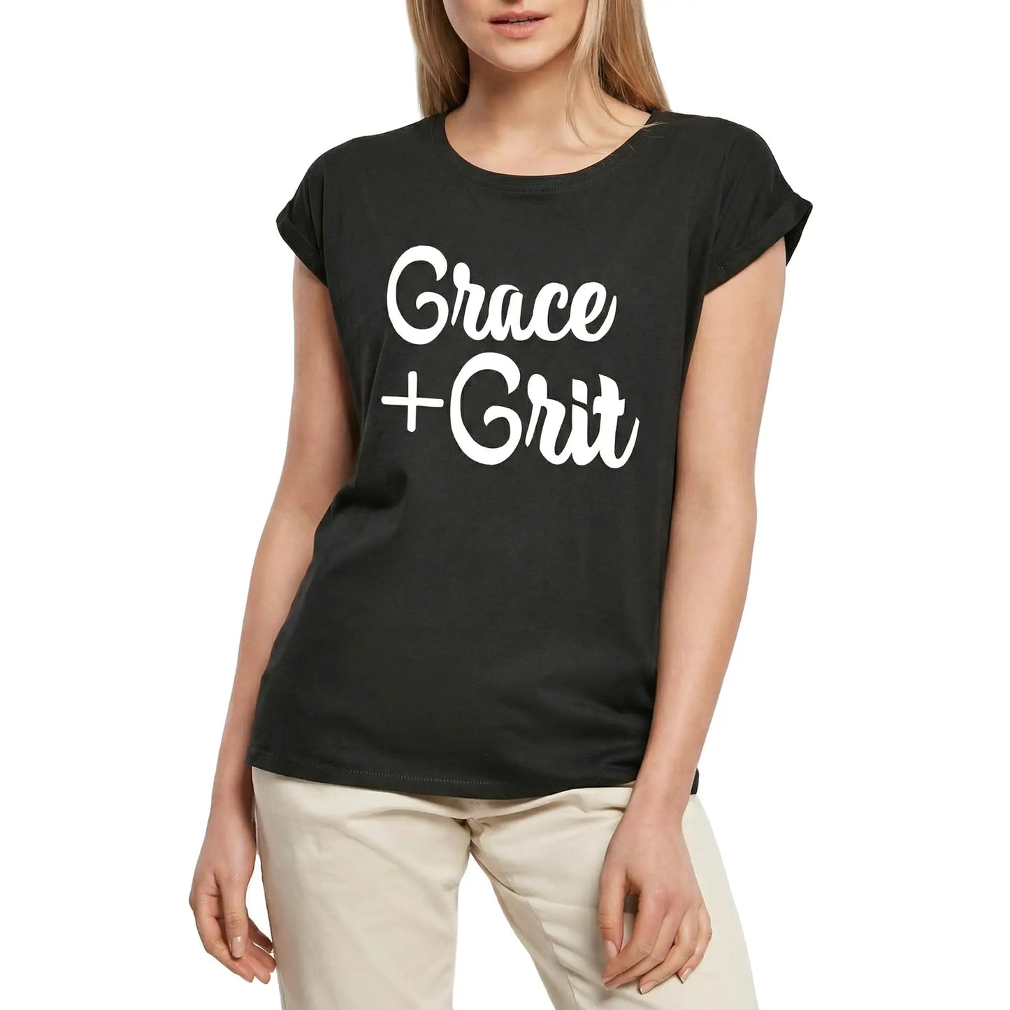 Women's Graphic T-Shirt Grace Grit Ladies Limited Edition Short Sleeve Tee-Shirt Vintage Birthday Gift Novelty
