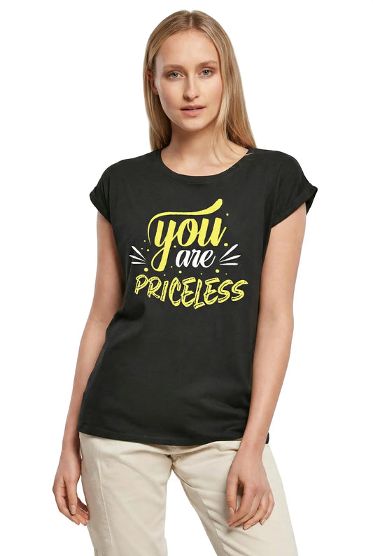 Women's Graphic T-Shirt You Are Priceless Ladies Limited Edition Short Sleeve Tee-Shirt Vintage Birthday Gift Novelty