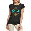 Women's Graphic T-Shirt Survive In A Difficult Period Is A Victory Ladies Limited Edition Short Sleeve Tee-Shirt Vintage Birthday Gift Novelty