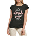Women's Graphic T-Shirt Have A Deal With Your Pastal Ladies Limited Edition Short Sleeve Tee-Shirt Vintage Birthday Gift Novelty