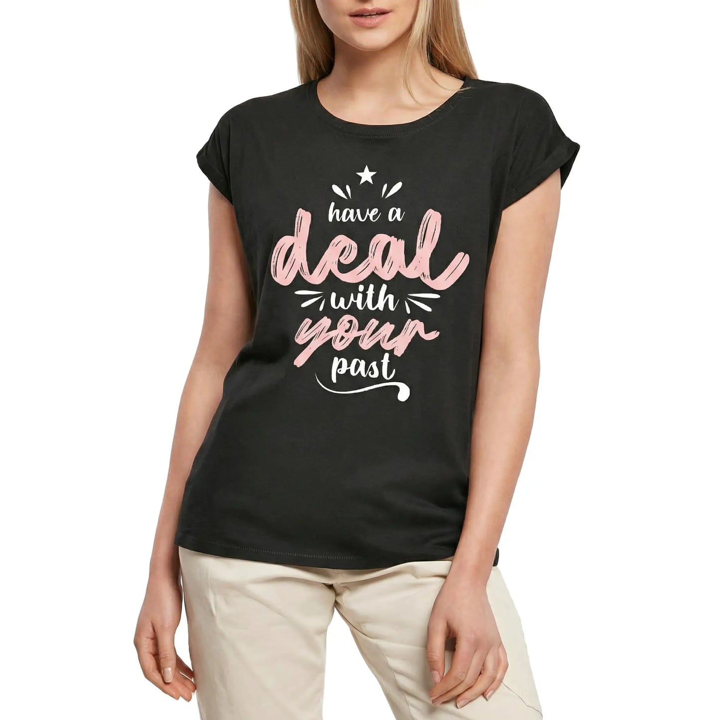 Women's Graphic T-Shirt Have A Deal With Your Pastal Ladies Limited Edition Short Sleeve Tee-Shirt Vintage Birthday Gift Novelty
