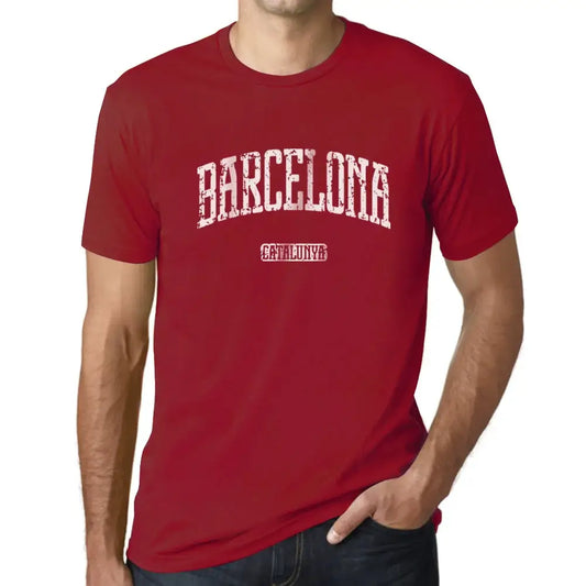 Men's Graphic T-Shirt Barcelona Catalonia – Barcelona Catalunya – Limited Edition Short Sleeve Tee-Shirt Vintage Birthday Gift Novelty