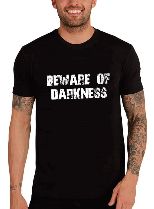 Men's Graphic T-Shirt Beware Of Darkness Eco-Friendly Limited Edition Short Sleeve Tee-Shirt Vintage Birthday Gift Novelty