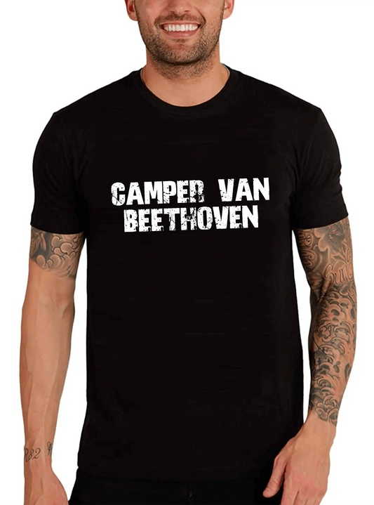 Men's Graphic T-Shirt Camper Van Beethoven Eco-Friendly Limited Edition Short Sleeve Tee-Shirt Vintage Birthday Gift Novelty