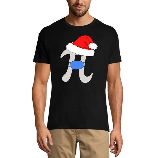 Men's Graphic T-Shirt Christmas Pi Mask - Santa Hat Funny Limited Edition Short Sleeve Tee-Shirt Vintage Birthday Gift Novelty