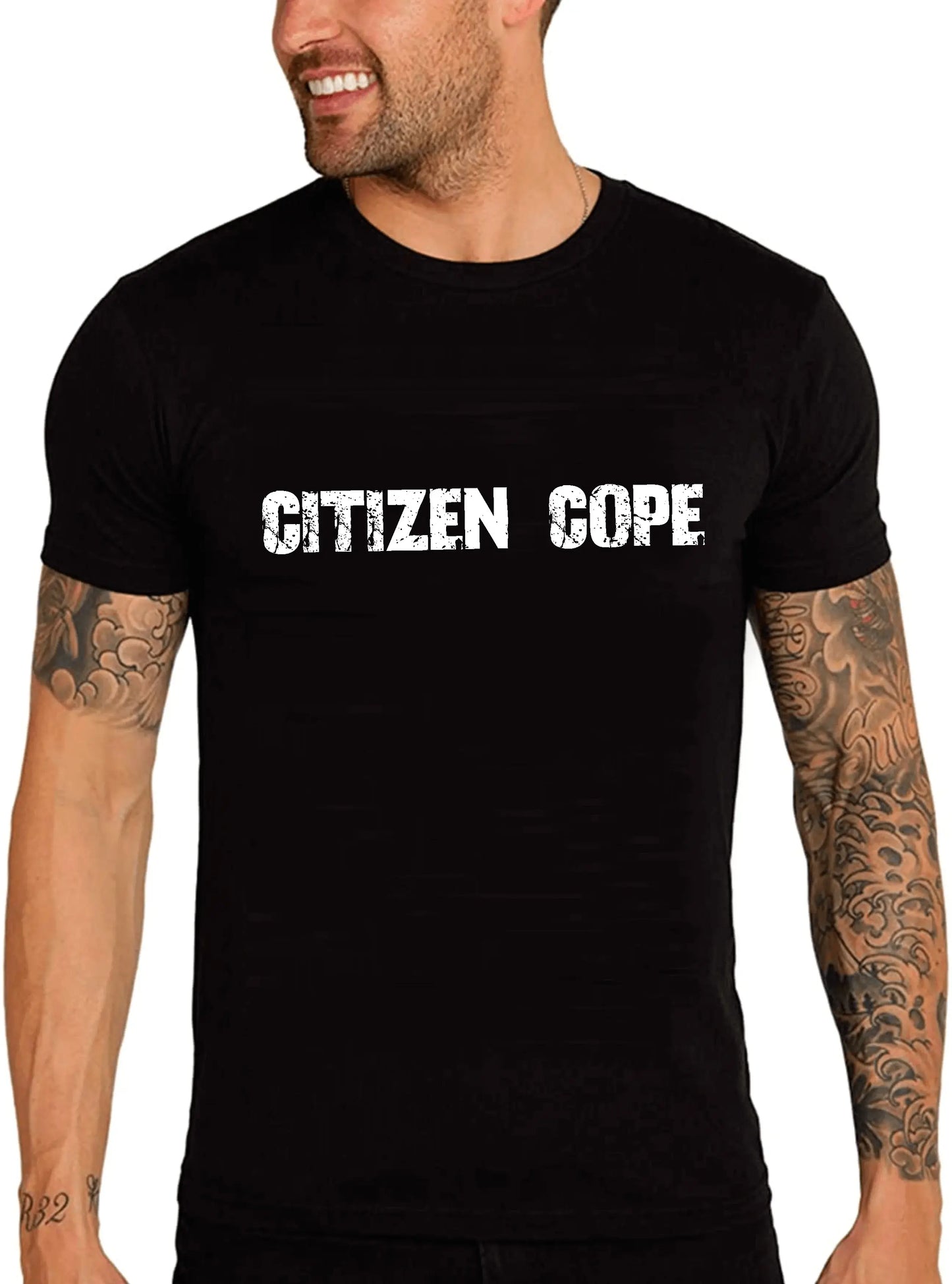 Men's Graphic T-Shirt Citizen Cope Eco-Friendly Limited Edition Short Sleeve Tee-Shirt Vintage Birthday Gift Novelty